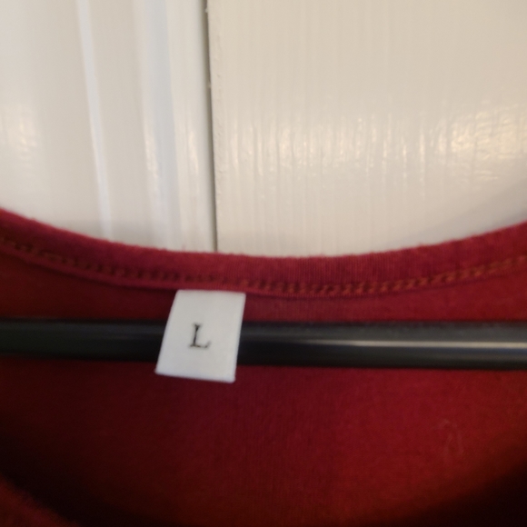 Unbranded Women's Large Burgundy Dress Casual - Picture 6 of 16